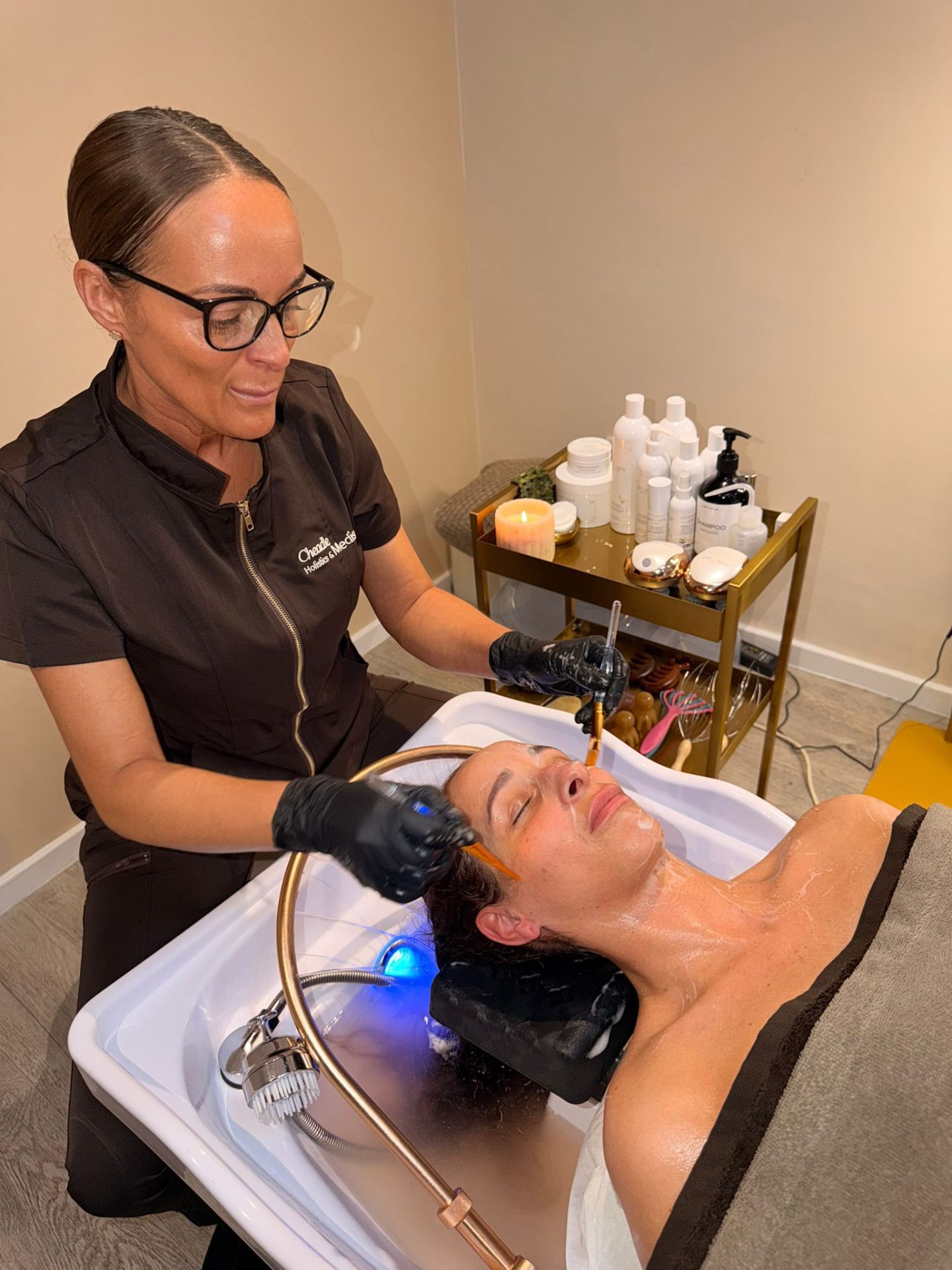 Luxury facial treatment at Opal